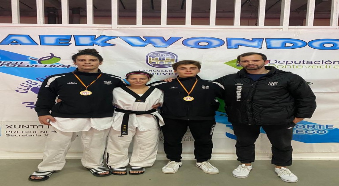 Taekwondo GD Prado conquista 3 Medalhas de Ouro no Open de Pontevedra 2021